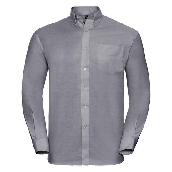 Russell Collection - Formelles Hemd für Herren Langärmlig (Silber) - Image 1
