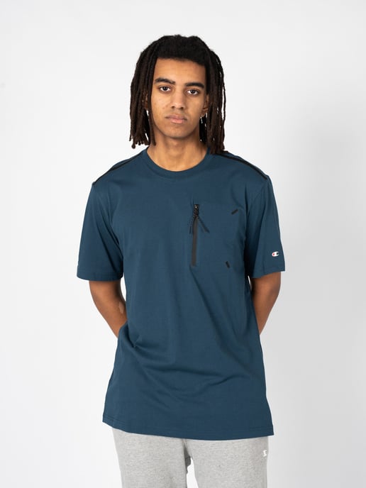 Champion T-Shirt Herren blau - Image 3