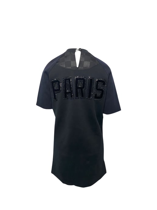 Louis Vuitton Verziertes Hemdkleid aus schwarzer Baumwolle - Image 2
