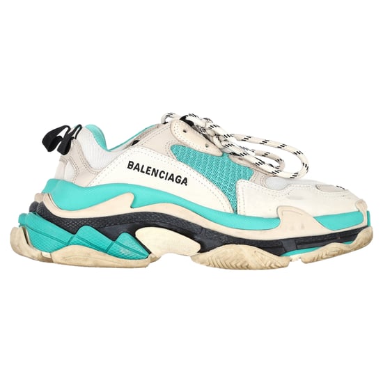 Balenciaga Triple S Sneaker aus türkisem Polyester - Image 1