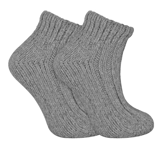 Sock Snob Damen-Stiefelettensocken aus grober, gerippter Wolle mit niedrigem Schnitt - Image 1
