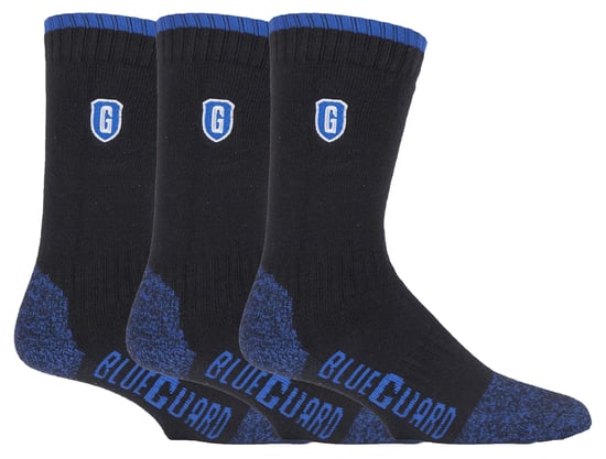 Blueguard - 3 Paar Multipack Ultra Durable Work Socks für Stahlkappenstiefel | Herren & Damen Langlebige Heavy Duty Socken - Schwarz - Image 1