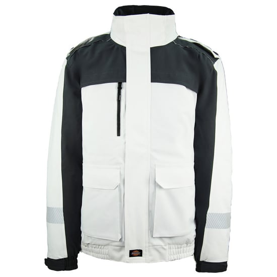 Dickies Winterarbeit wasserdichte Herren weiß/grauer Mantel - Image 1