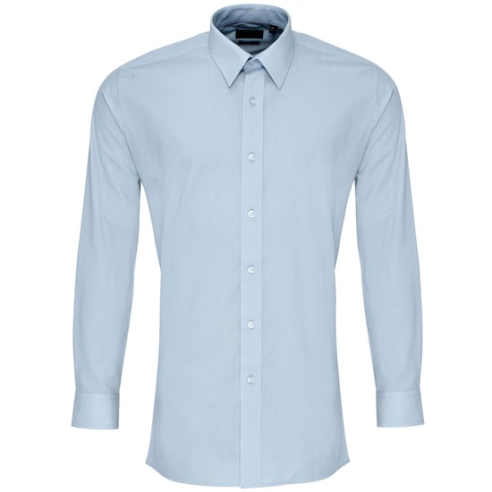 Premier - "Colours" Hemd für Herren Langärmlig (Hellblau) - Image 1