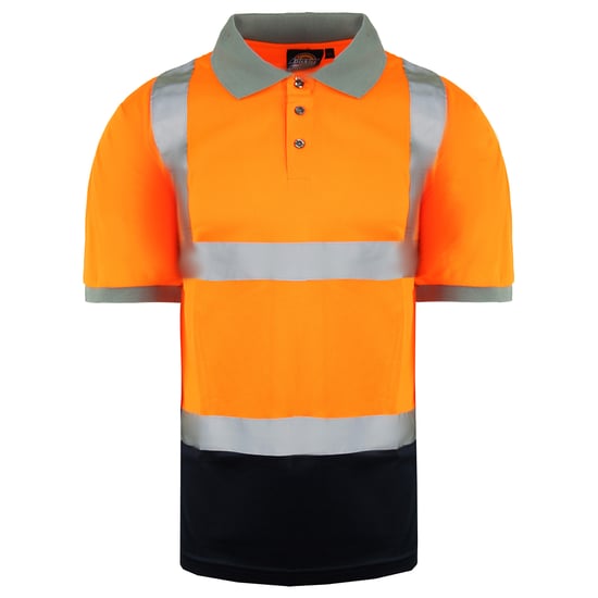 Dickies Safety Mens Orange Polohemd - Image 1