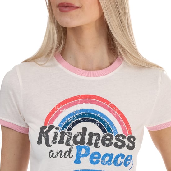 Women's Brave Soul Kindness and Peace T-Shirt in Pink