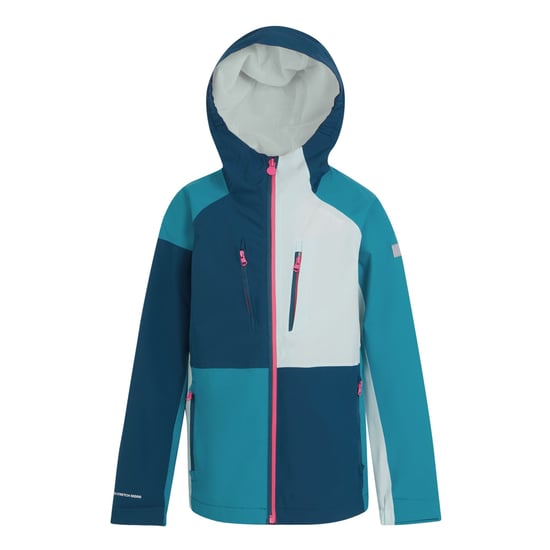 Regatta Childrens/Kids Highton V Full Zip Hoodie (Moroccan Blue/Tahoe Blue)