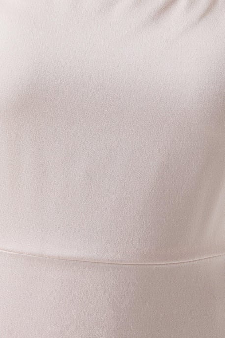 Satin Tie Shoulder Midi Bridesmaids Dress - Image 5
