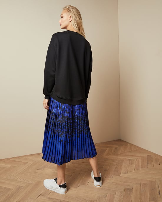 Robe pull fantaisie imprimé topaze Mokara, bleu foncé par Ted Baker - Image 3