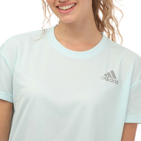 Women's adidas Fast Primeblue T-Shirt in Blue - Image 3