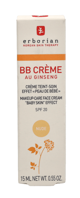 Erborian BB Cream Au Ginseng 5-In-1 Baby Skin Effect SPF20. - Image 2