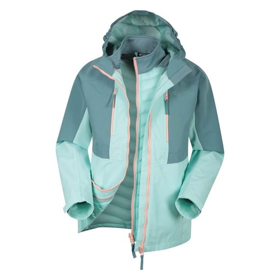 Mountain Warehouse Childrens/Kids Ravine 3 in 1 Wasserdichte Jacke (Teal) - Image 6
