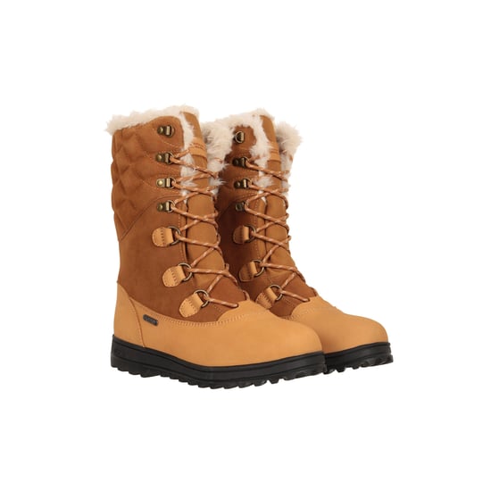 Mountain Warehouse Womens/Ladies Vostok Leather Snow Boots (Brown)
