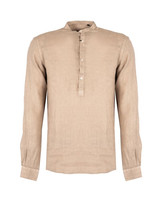 Xagon Man Hemd Lino Herren beige - Image 4