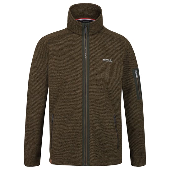 Regatta Mens Garret Full Zip Fleece (Camo Green/Bayleaf)
