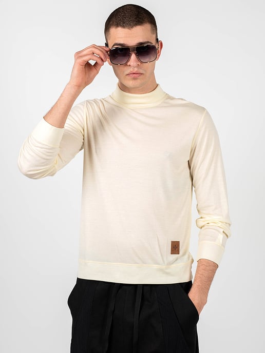 Bally Longsleeve Turtle-Neck Men's Yellow