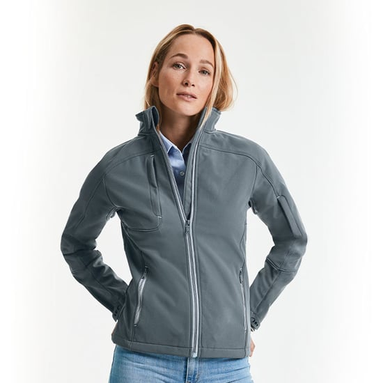 Russell - BIONIC Softshelljacke - Damen (Grau) - Image 3