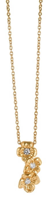 Orphelia Damen-Kette aus 925er Sterlingsilber mit Anhänger – Gold ZH-6018/2 - Image 2