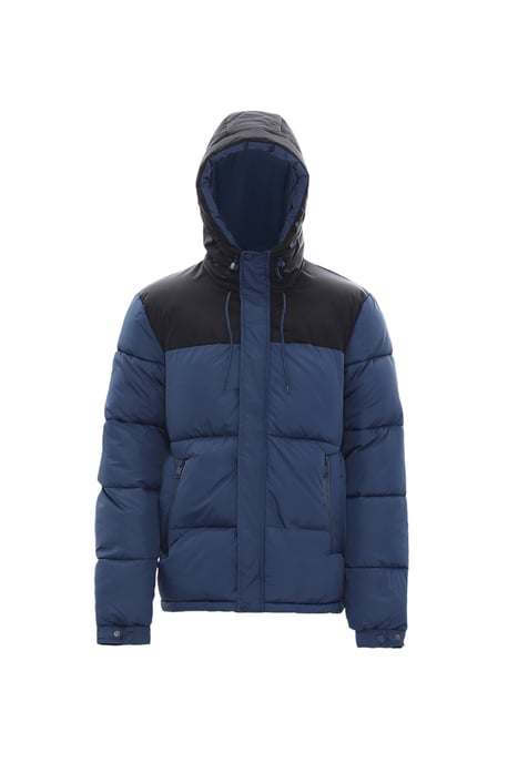 Mo Wattierte Steppjacke Herren Dunkelblaugrün Schwarz - Image 1