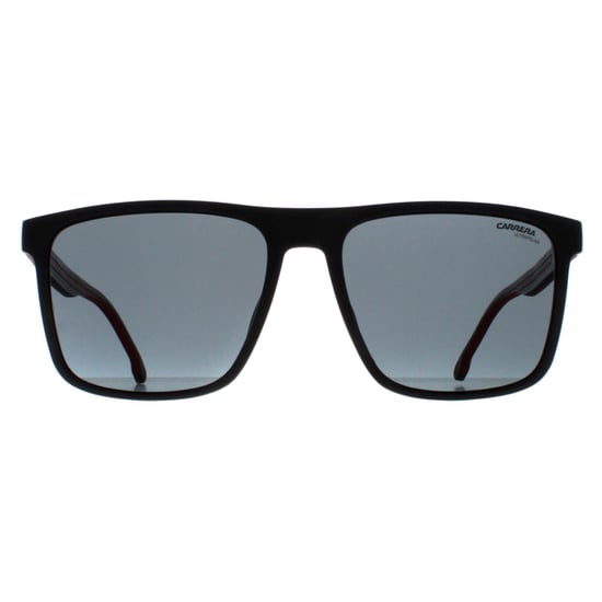 Carrera Rectangle Herren Schwarz und Rot Burgund 8064/S - Image 1