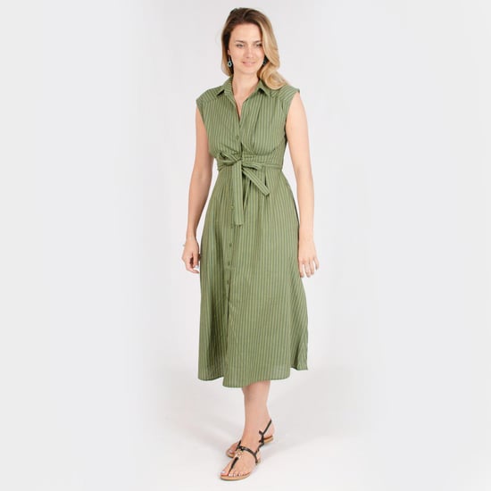 Sleeveless Button Down Dress