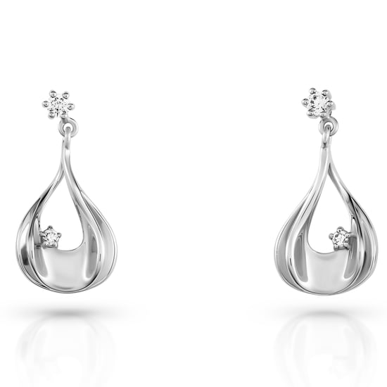 Orphelia 'Etoile' Tropfenohrringe aus 925er Sterlingsilber für Damen - Silber ZO-7524 - Image 4