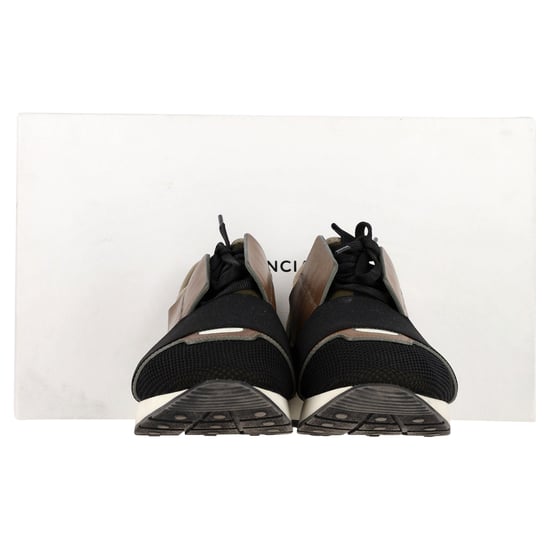 Balenciaga Race Runner Sneakers aus mehrfarbigem Leder und Wildleder - Image 2