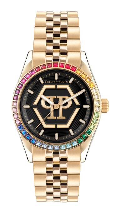 Philipp Plein Date Superlative Damen Golduhr PW2BA0623 - Image 1