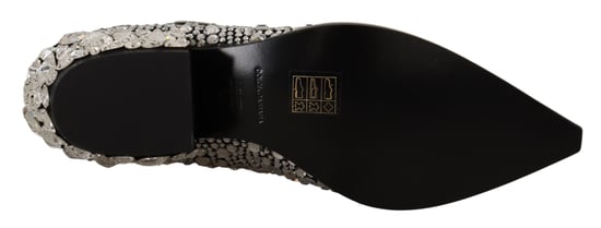 Dolce & Gabbana Damen Schwarze Wildleder Strass Kristall Cowgirl-Stiefel - Image 4