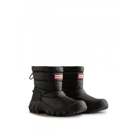 Einkaufen Für Unerschrockene Kurze Schneestiefel Für Damen Aus Schwarzem Leder. - Image 3