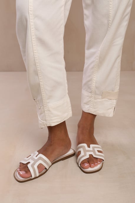 Wheres That From Womens 'Surge' Cut Out Strap Flat Sandals
