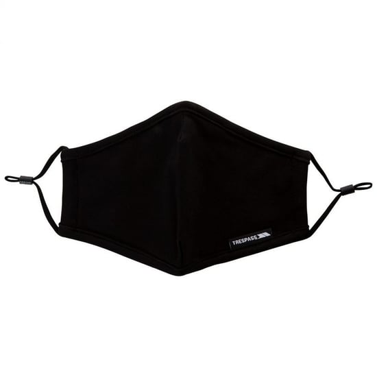 Trespass Cotton Face Mask (Black)