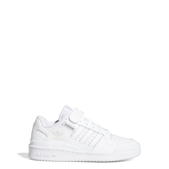 Boy's adidas Originals Juniors Forum Low Trainers in White - Image 2
