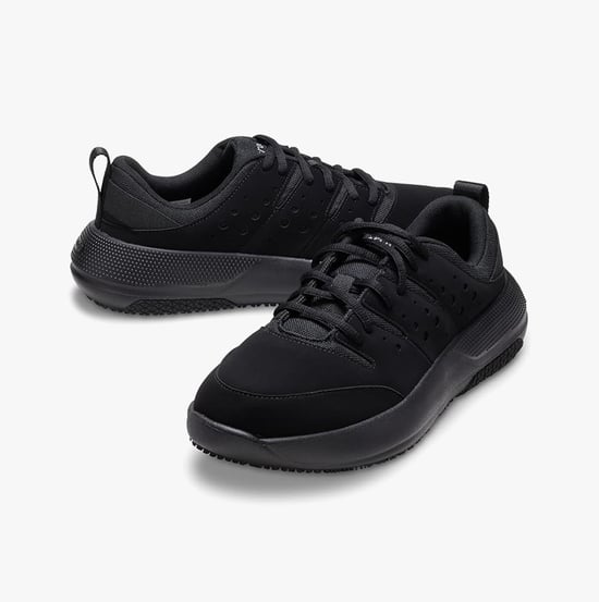 ON THE CLOCK Herren Arbeits-Sneaker Triple Black - Image 4