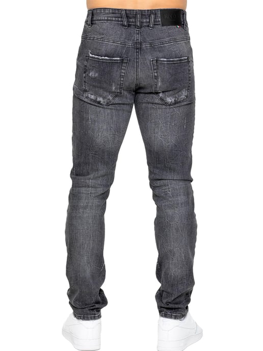 Enzo | Herren Ripped Denim Jeans - Image 3