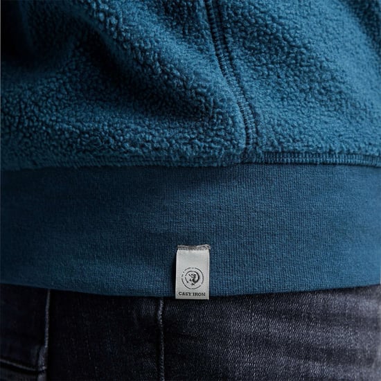 Herrenpullover der Marke Cast Iron. Der Pullover ist aus Baumwolle gefertigt und hat eine normale Passform. Die weiche Baumwolle sorgt für hohen Tragekomfort.  Marke: Cast IronModellname: CSW2210436Kategorie: HerrenpulloverMaterialien: BaumwolleFarbe: bla - Image 6