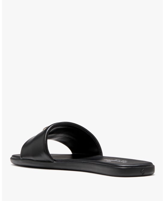 Kendall Smooth Leather Slide Sandal