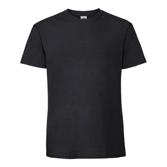 Fruit of the Loom Herren Iconic Premium Ringspun Baumwolle T-Shirt (Schwarz) - Image 1