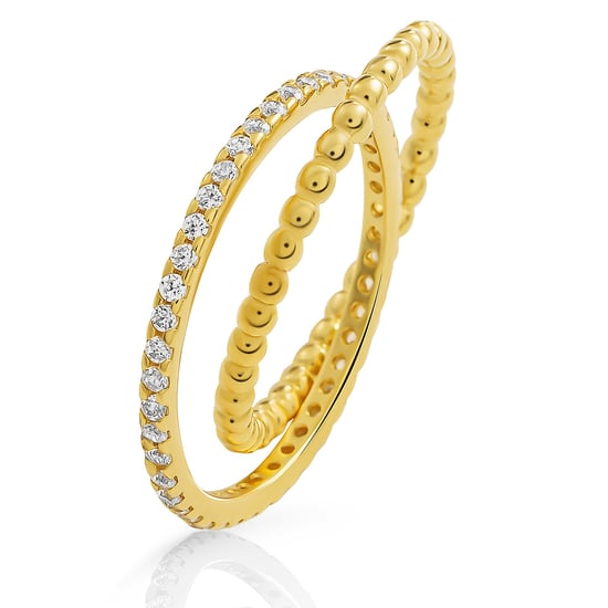 Orphelia 'Everest' Women's 925 Sterling Silver Ring - Gold ZR-7542/G