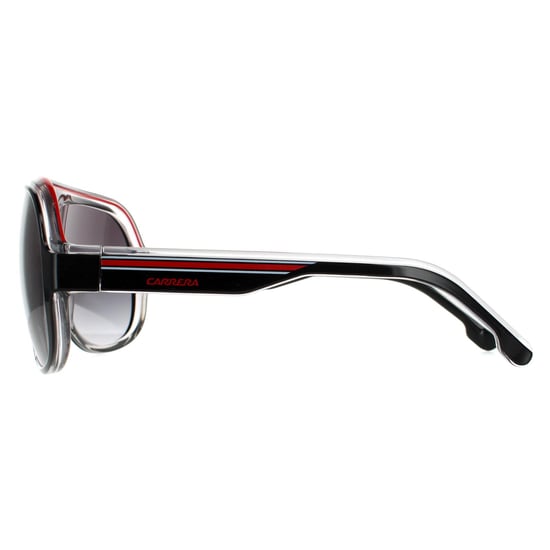 Lunettes de soleil Carrera Speedway / N T4O 9O Black Crystal Blanc rouge Gray foncé - Image 3