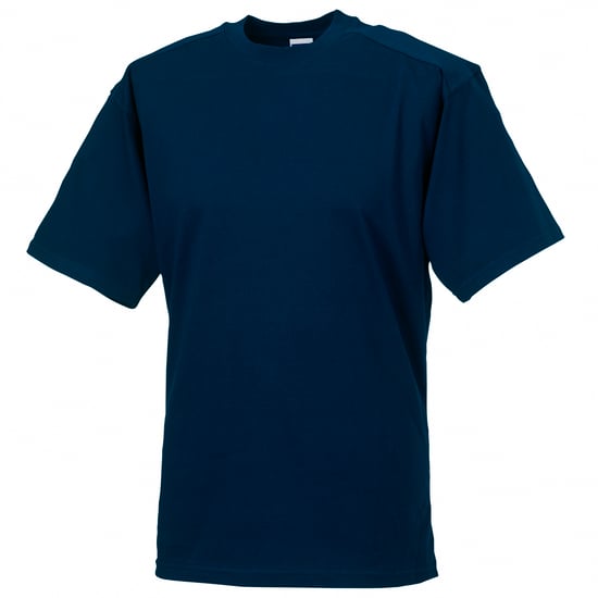 Russell Europe Herren T-Shirt mit kurzen Ärmeln aus Baumwolle (French Navy) - Image 4