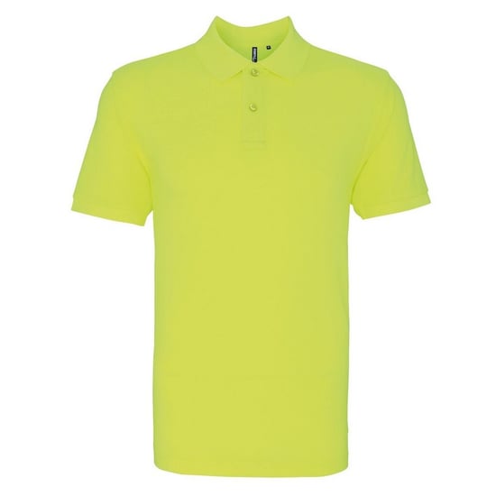 Asquith & Fox Herren-Poloshirt mit kurzen Ärmeln (neongelb) - Image 1
