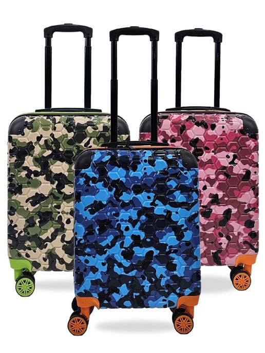 Hardshell Cabin Robust 8 Wheel ABS Luggage Travel Bag
