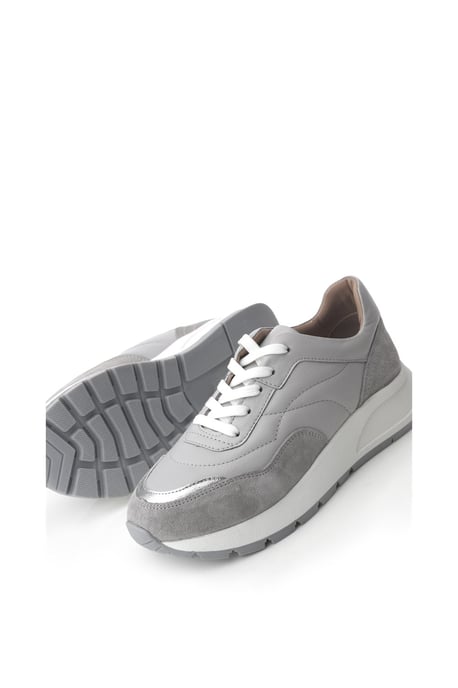 'Sh Adaggio' Grey Leather