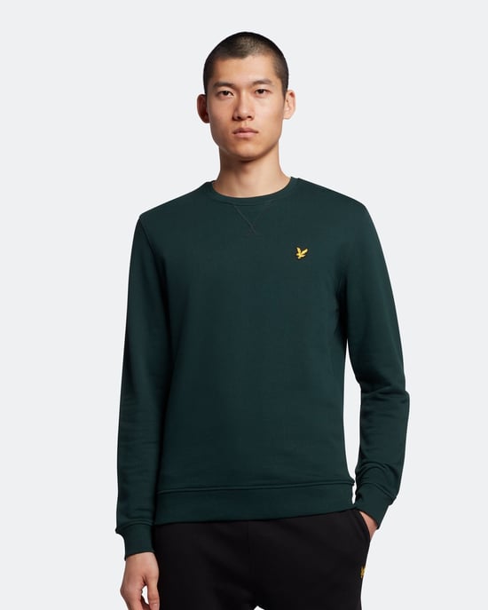 Lyle & Scott Sweatshirt mit Rundhalsausschnitt in Grün - Image 2