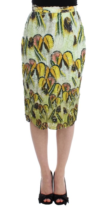 Lanre Da Silva Ajayi Women's Multicolor Organza Pencil Skirt