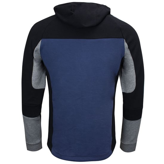 Puma Long Sleeve Zip Up Blue Black Mens Hooded Track Jacket 582725 43