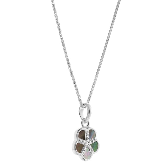 Orphelia 'Daisy' Damen-Anhänger aus 925er Sterlingsilber mit Kette – Silber ZH-7585 - Image 3