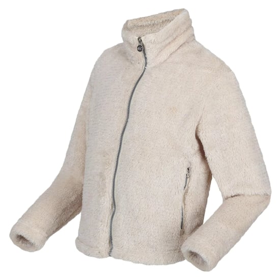 Regatta Kinder/Kinder Kallye Ripple Fleece Jacke (Light Vanilla) - Image 4