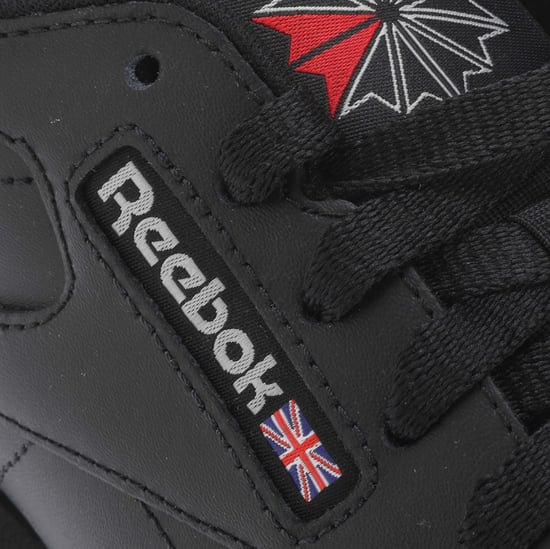 Women's Reebok Classics Classic Leather Trainers in Black
